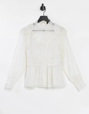 asos chiffon top