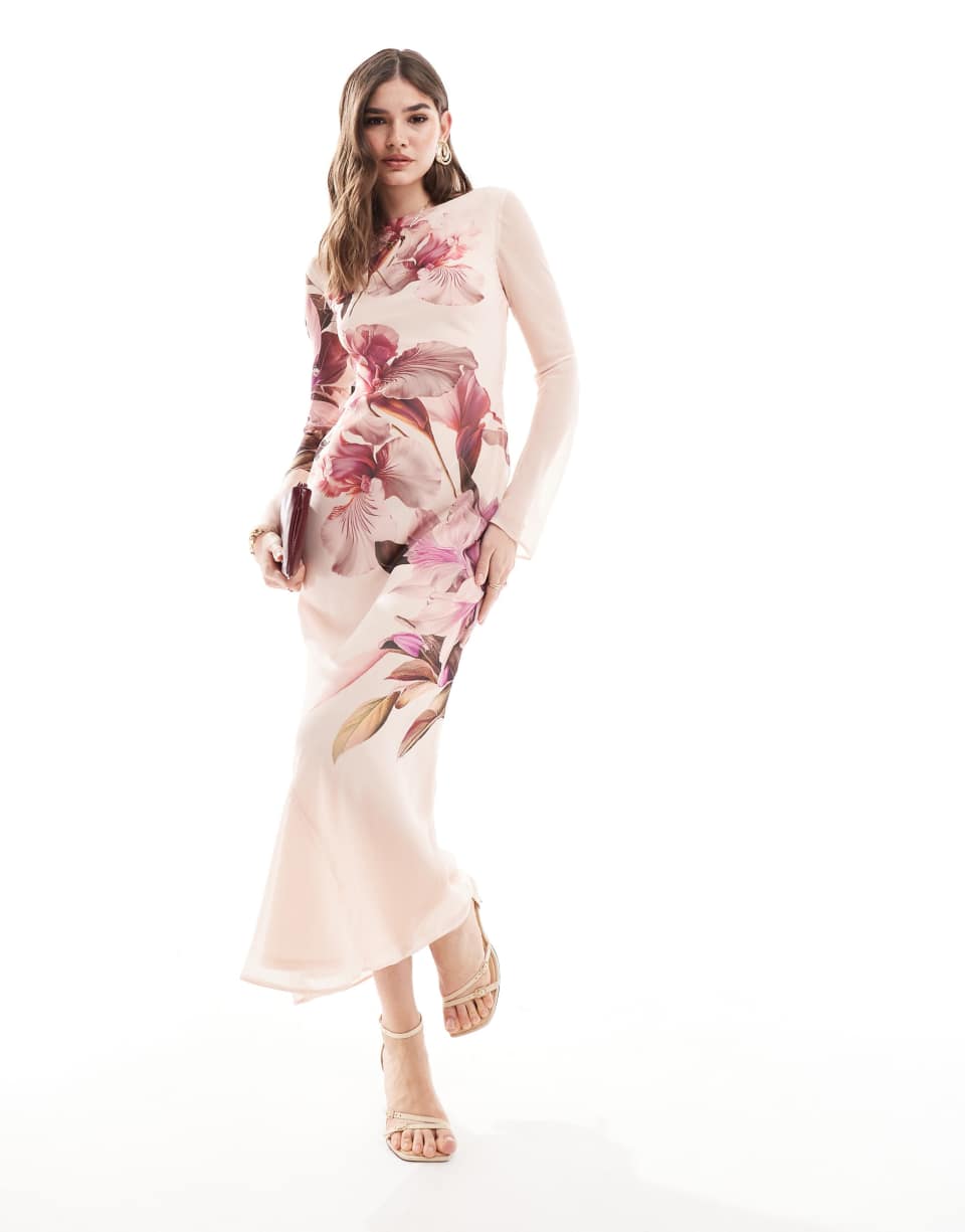 Long sleeve maxi dress