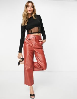 asos mesh crop top