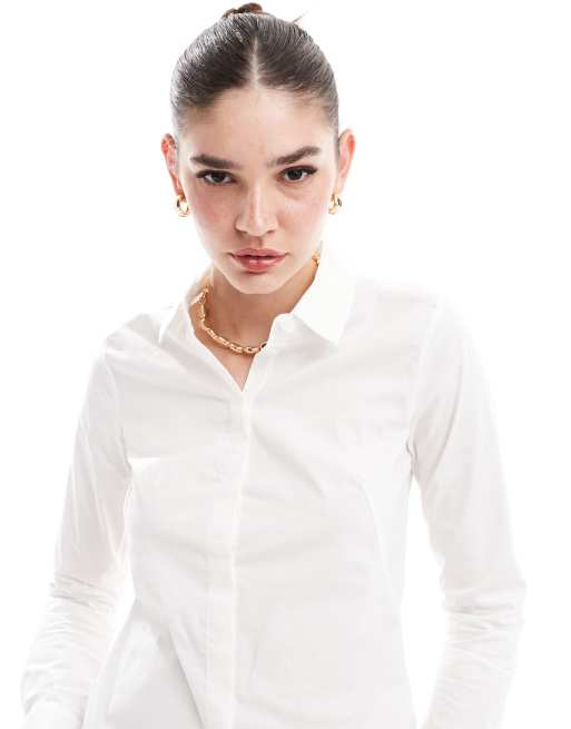 White shirt womens clearance asos