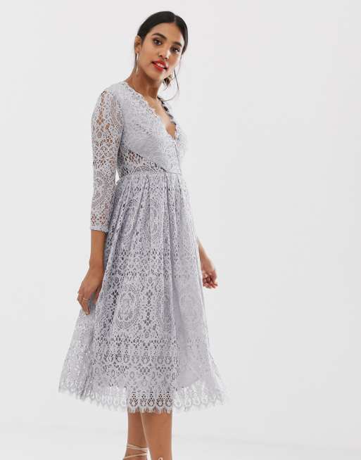 Asos long hotsell sleeve prom dress