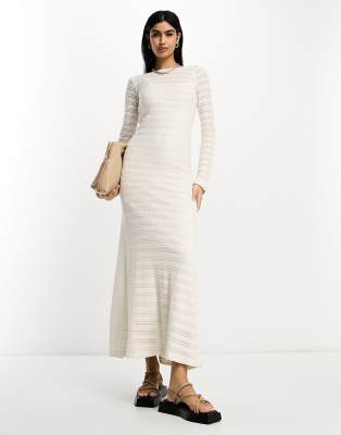 Asos white hotsell crochet dress