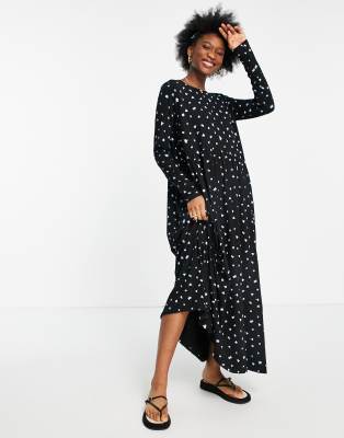 asos blue floral maxi dress