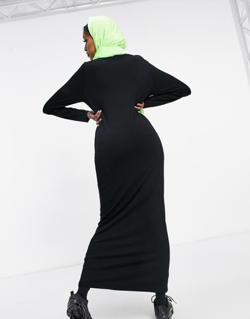 Black 2024 maxi shirt