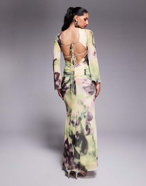 lulus olive green maxi dress Ezra Yellow Maxi Dress - US 4 main image 0