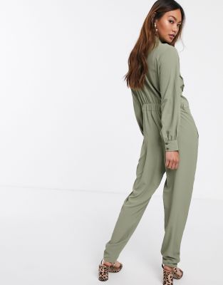 long sleeve shirt jumpsuit