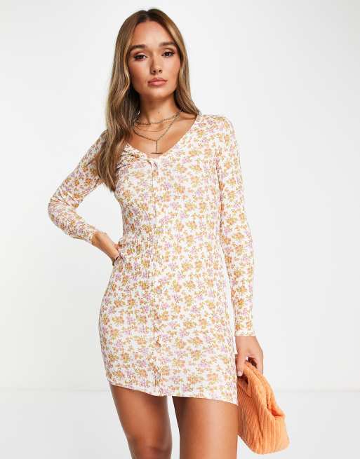 BSI Ditsy Floral Print Long Sleeve Shirt