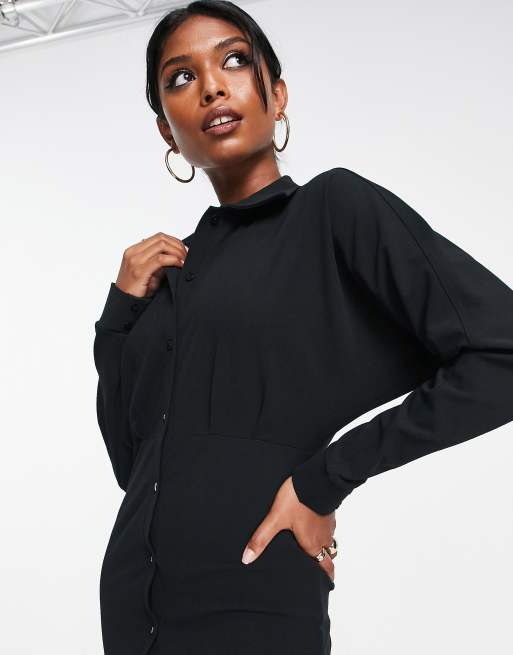 ASOS Long Sleeve Polo Shirt Dress