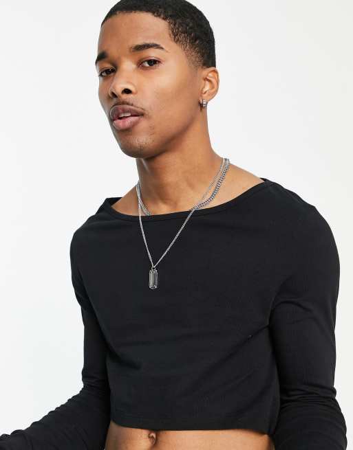 Asos crop cheap top for men