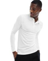 ASOS DESIGN 2 pack muscle fit polo in stone and gray | ASOS