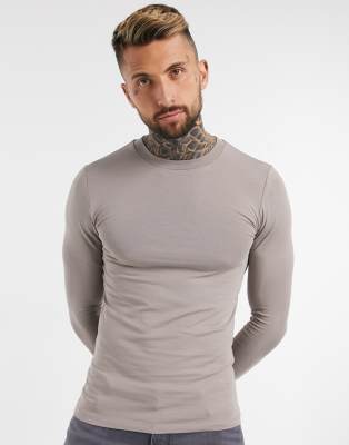 asos muscle fit long sleeve