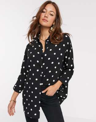 asos polka dot shirt