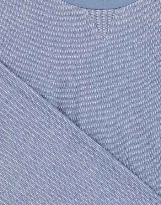 ASOS DESIGN long sleeve oversized t-shirt in lightweight rib in blue, 4 of 4