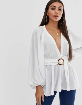 asos plunge top