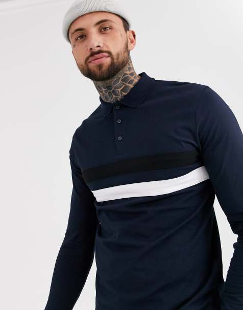 Page 2 - Men's Polo Shirts | Long Sleeve Polo Shirts for Men | ASOS