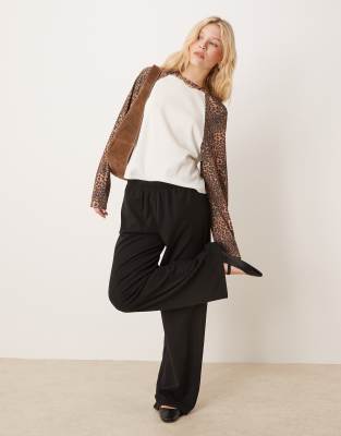 Asos Design Long Sleeve Raglan Waffle T-shirt In Multi