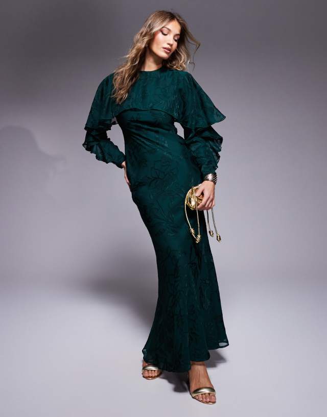 black long maxi dress with sleeves Black Shell Maxi Dress – BLANK