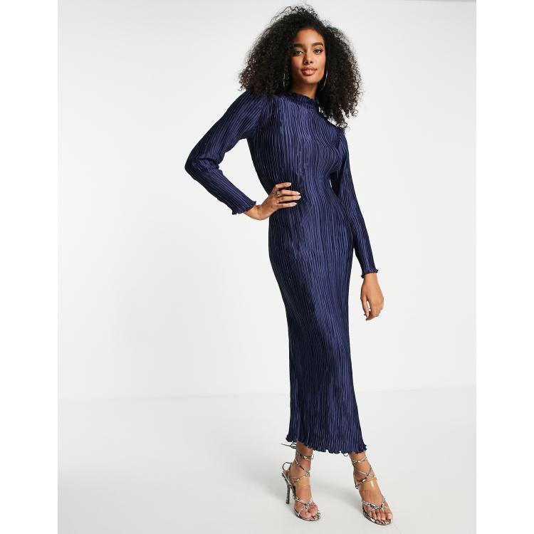 split dress long sleeve eleven44 Women's Modal Long Sleeve Side-Split Dress XS