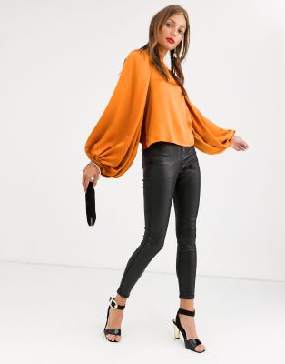asos long sleeve blouse
