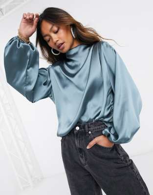 asos silk top