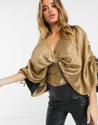 satin top asos