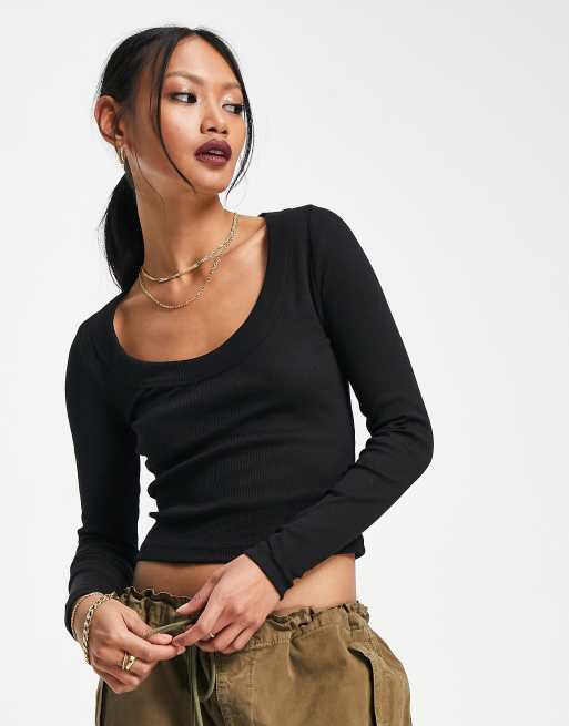 Asos best sale ribbed top