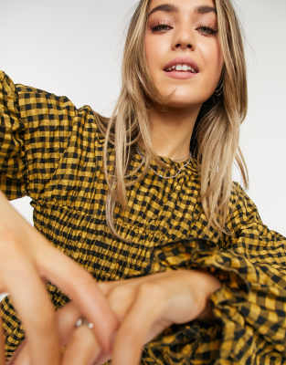 asos gingham top
