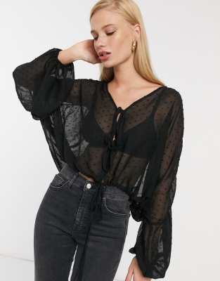 asos sheer top