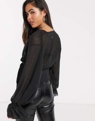 asos sheer top