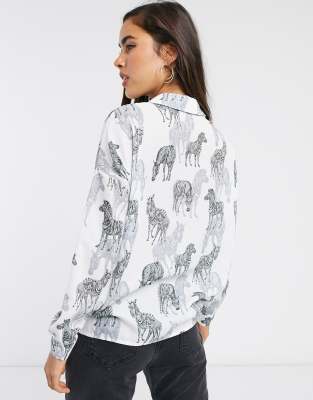 asos zebra print