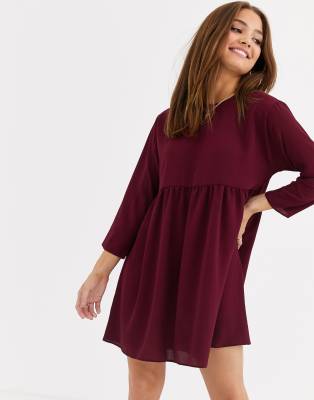 asos wine dress