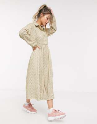 asos green shirt dress