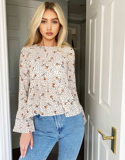 floral smock top