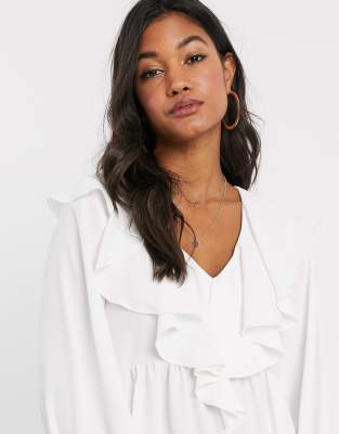 frill smock top