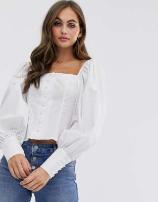 asos square neck top