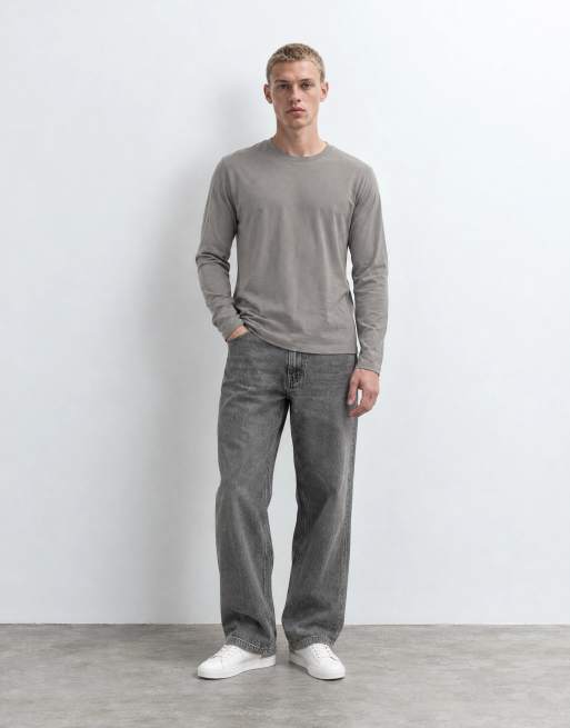 ASOS DESIGN long sleeve t-shirt in gray, 6 of 9