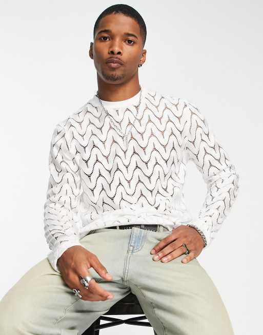 Asos long white store shirt