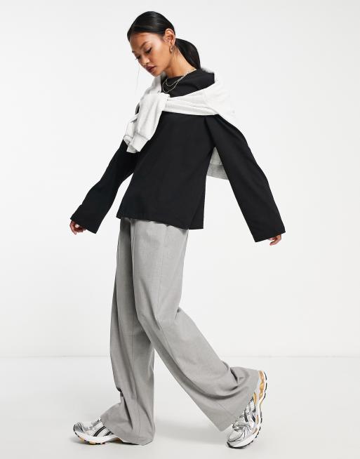 ASOS Oversized Long Sleeve T-Shirt With Wide Sleeve