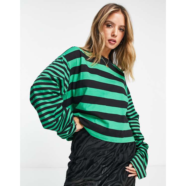 Green long sleeve shirt on sale womens