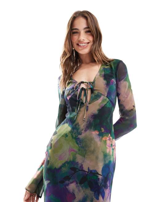 sachin and babi light blue dress Sweetbriar Prairie Dress - Grey main image 1