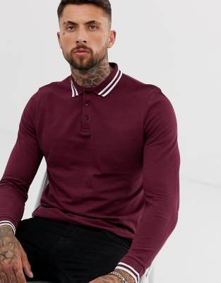 asos polo tops