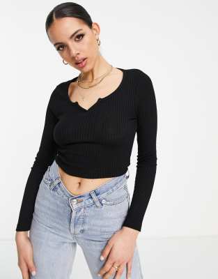 South Beach t-shirt in black print