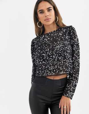 next gold sequin top