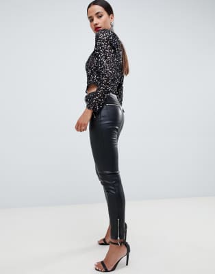 asos top paillette
