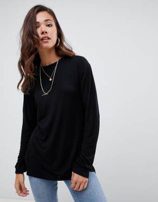 black t shirt tunic