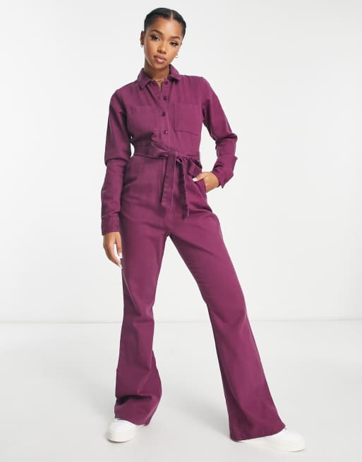 Long sleeve store boiler jumpsuit