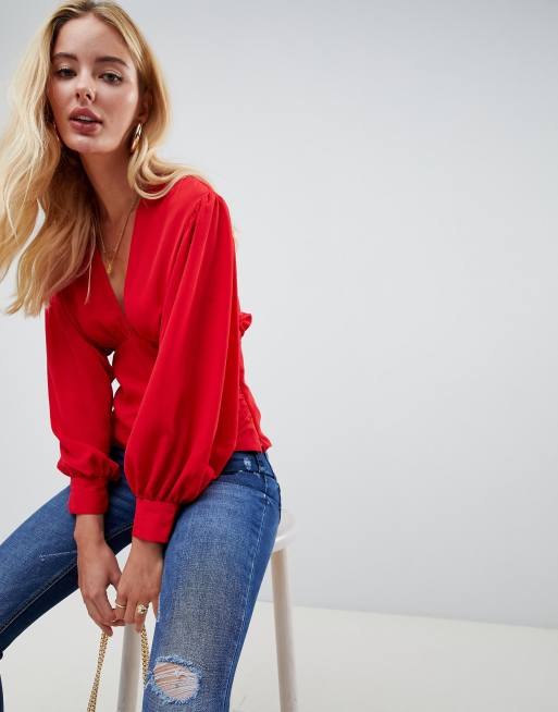 Blouse a manche discount bouffante