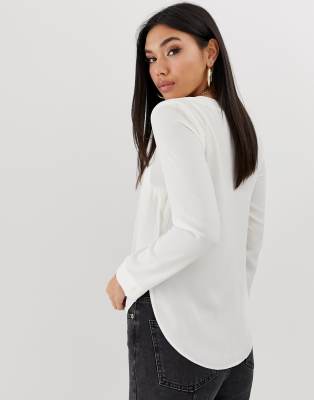 asos v neck top