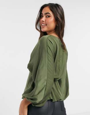 long sleeve batwing top