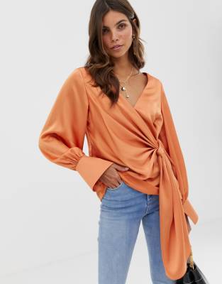 asos v neck top